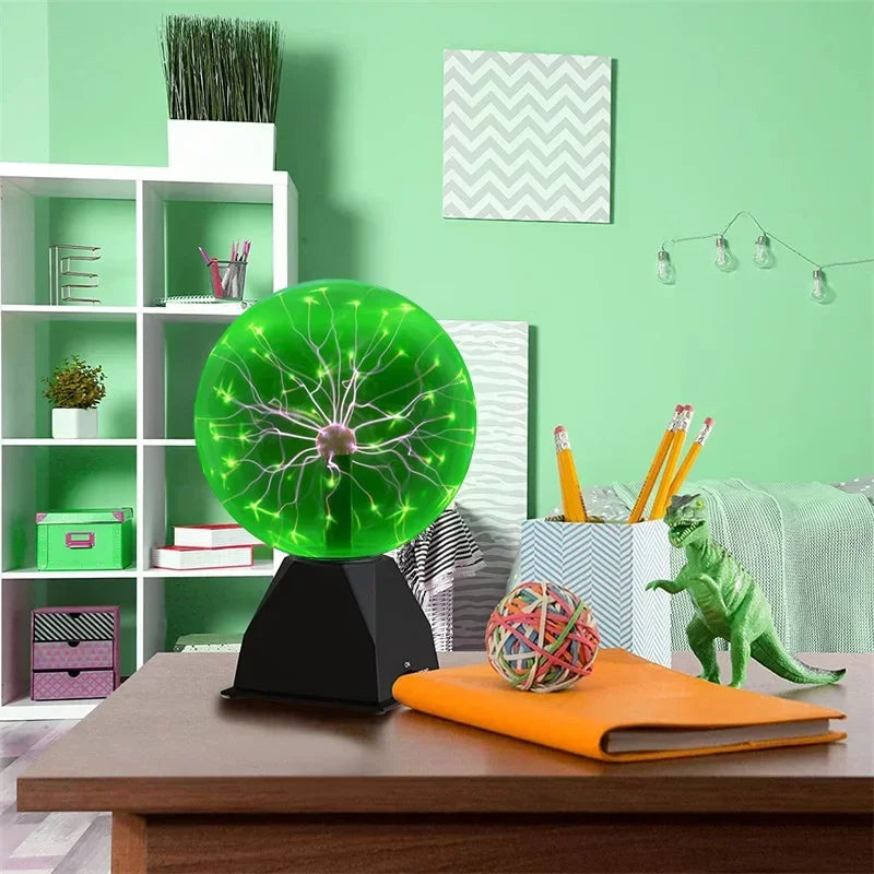 Lampa plazmowa 8 cali kontrolowana dźwiękiem - dotykowa lampka nocna led