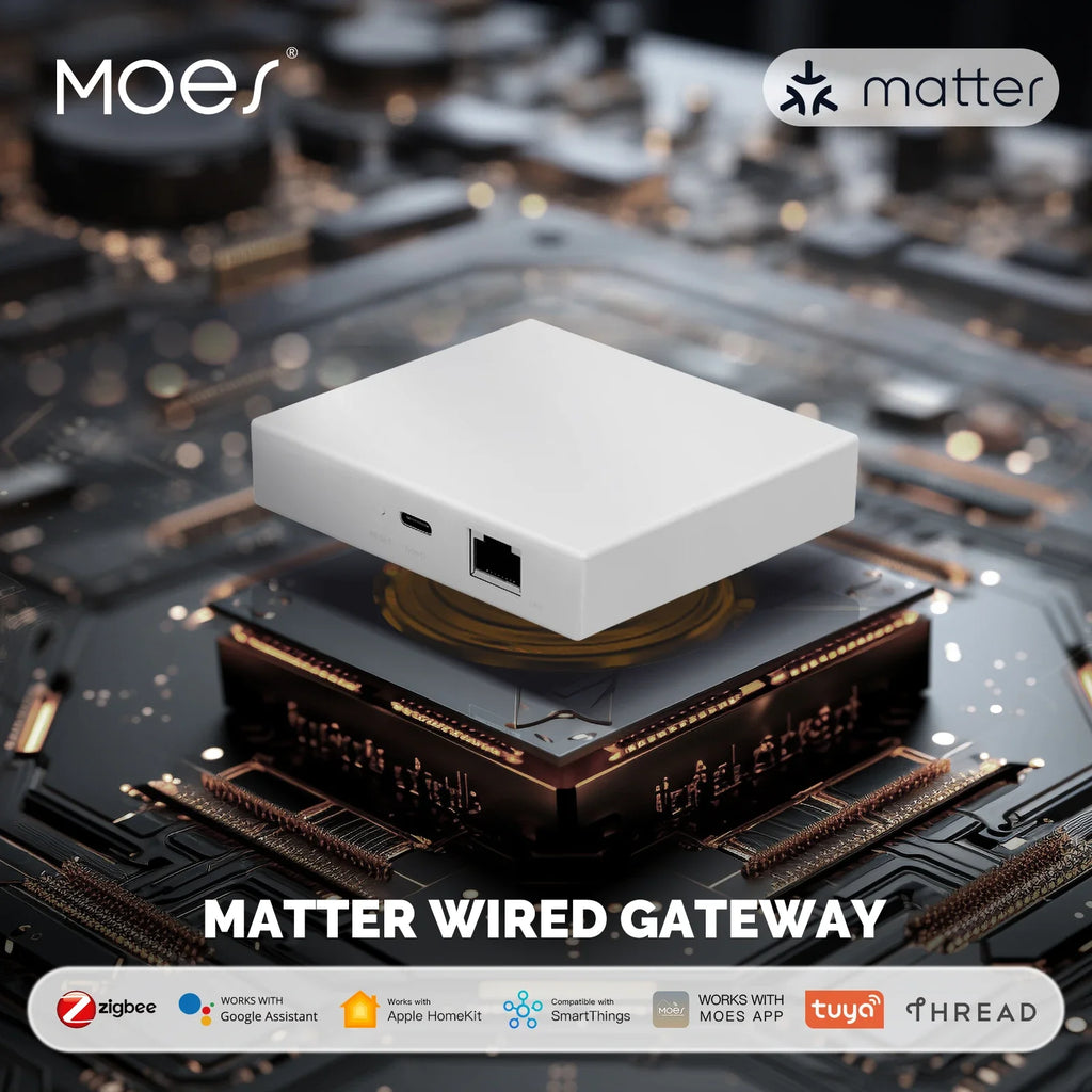 Moes matter i zigbee koncentrator bramy do inteligentnego domu wielopak