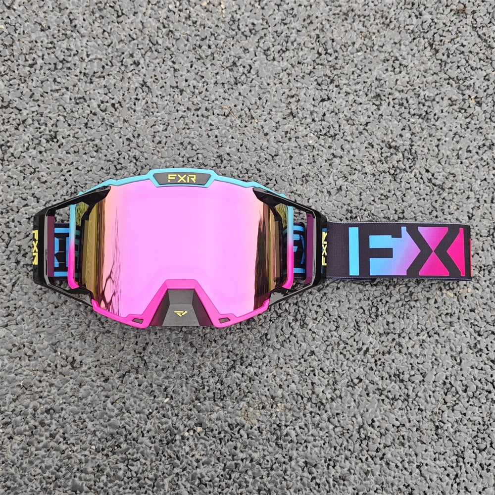 Fxr gogle motocrossowe hd soczewka przeciwmgielna mx mtb okulary na motocykl terenowy