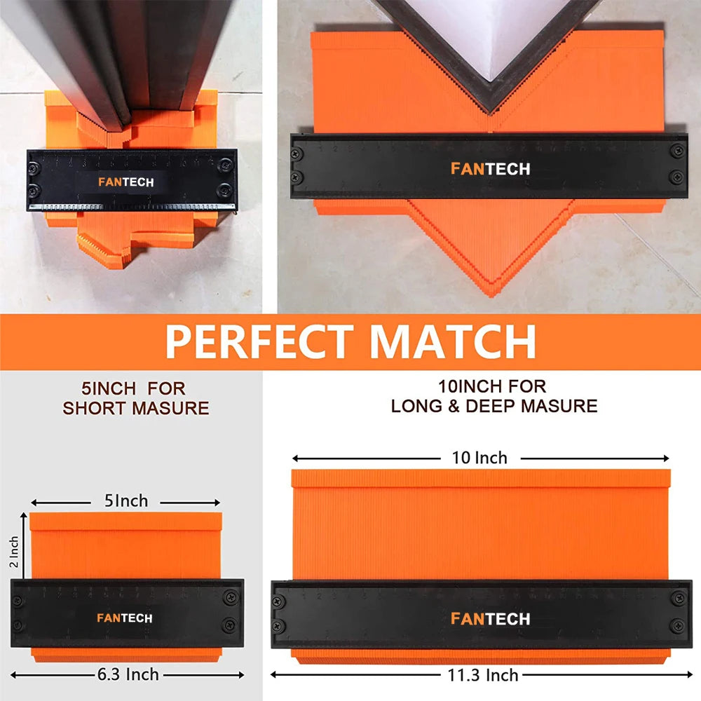 Contour Gauge for Irregular Shapes | Woodworking & Tiling Tool