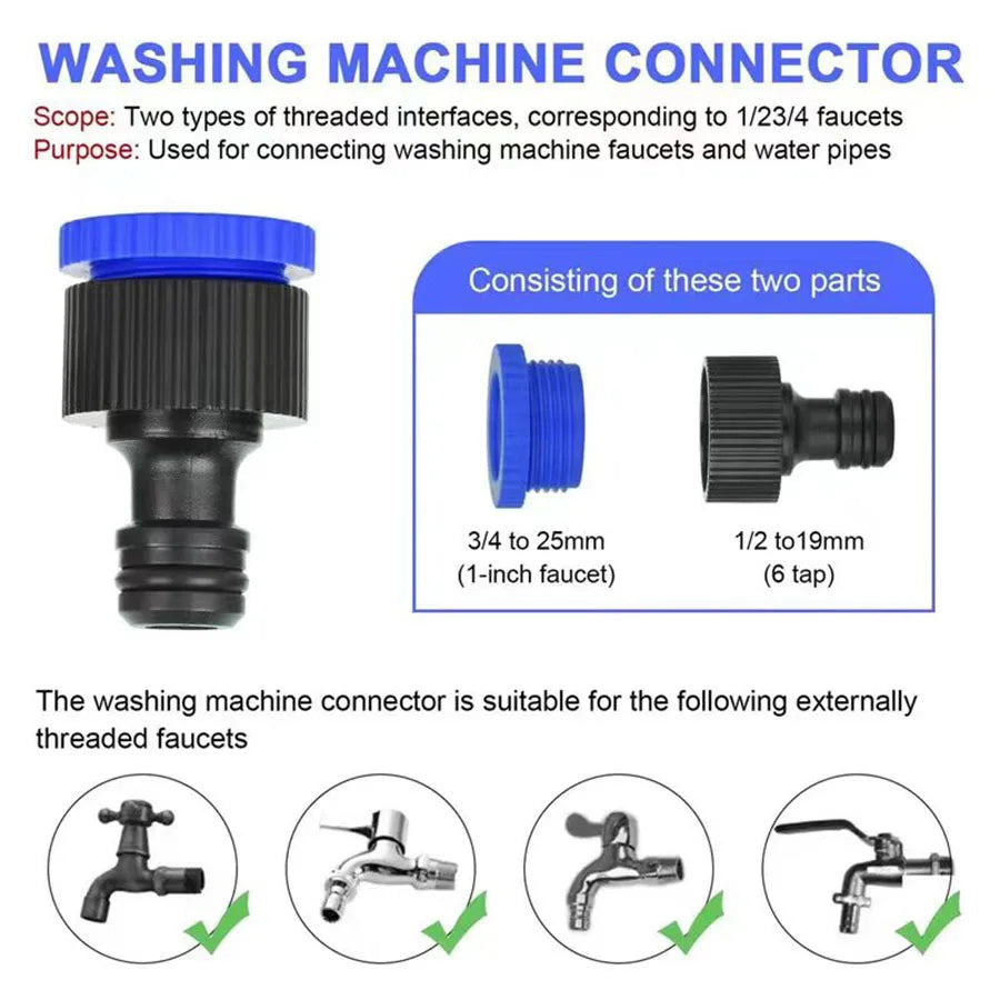 Vabena Expandable Garden Hose 25-200FT - Lightweight, Durable & Kink-Free with 7-Way Spray Nozzle