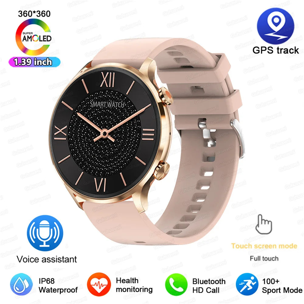 Vabena 2026 smartwatch dla kobiet i mężczyzn | amoled, gps, ip68