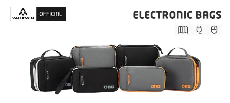 Podróżny organizer na kable - przenośne etui na akcesoria elektroniczne