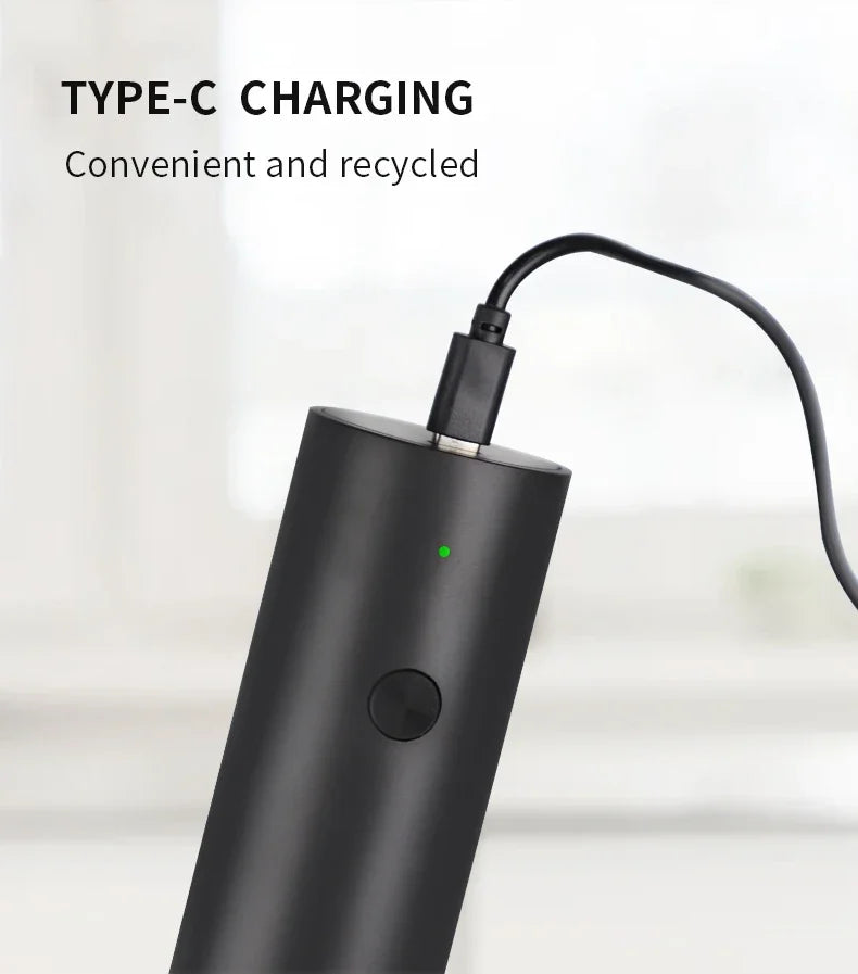 Elektryczny młynek do soli i pieprzu ładowany przez usb – regulowana grubość mielenia