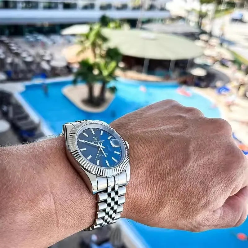 Pagani design 2026 datejust luksusowy męski zegarek mechaniczny pd-1645