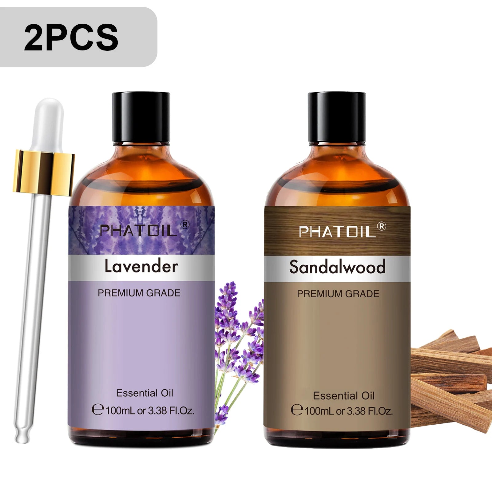 Phatoil premium mieszanka olejków eterycznych - drzewo sandałowe, lawenda, eukaliptus, mięta pieprzowa