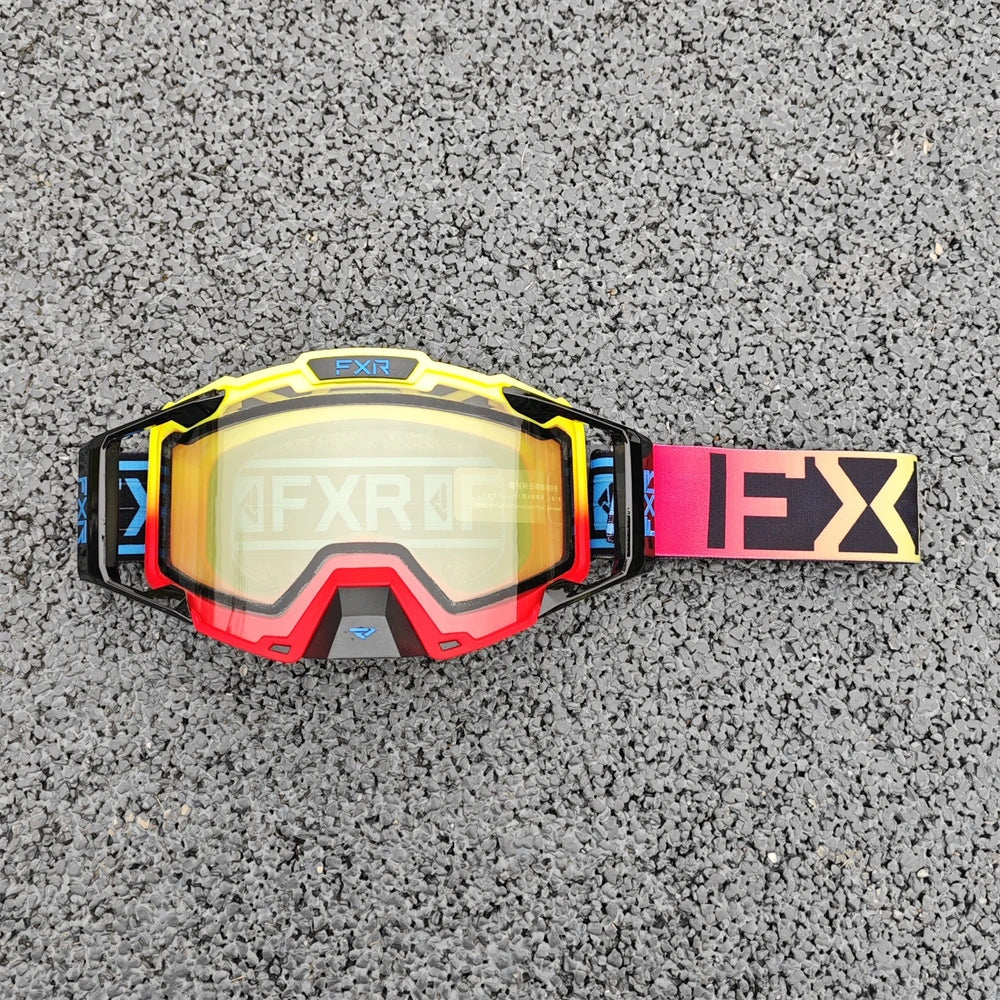 Fxr gogle motocrossowe hd soczewka przeciwmgielna mx mtb okulary na motocykl terenowy