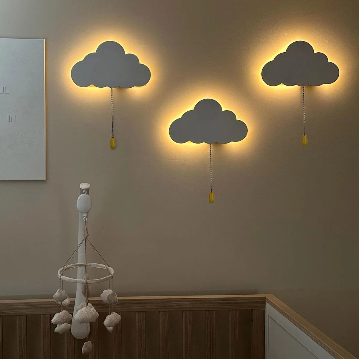 Lampy ścienne chmury cloud light do pokoju dziecięcego i dziecka