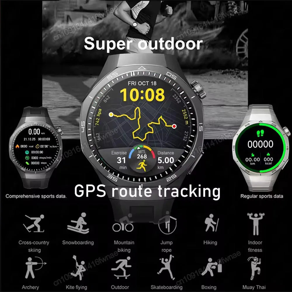 Vabena Watch 5 Pro GPS NFC Smartwatch | AMOLED Display