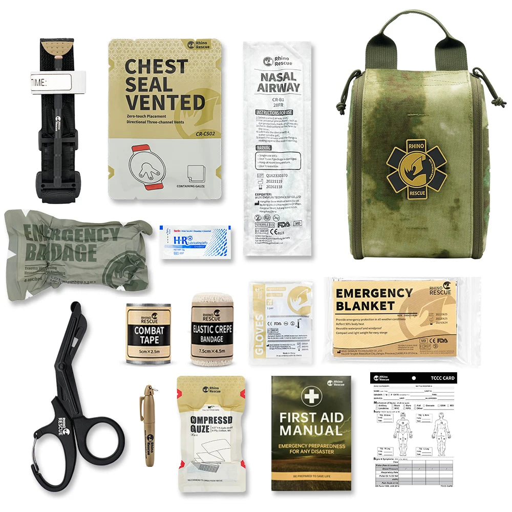 Apteczka rhino rescue 002m molle – niezbędny zestaw pierwszej pomocy outdoor