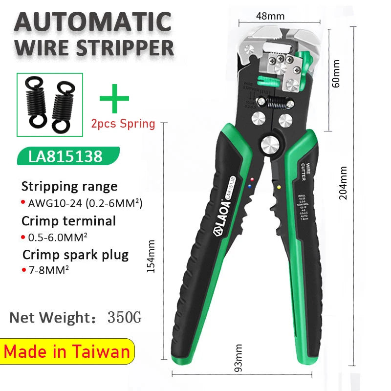 LAOA Automatic Wire Stripper Crimper Pliers - Electrician Tool