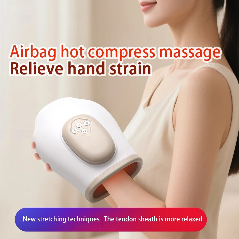 Hand Massager with Compression & Vibration for Muscle Relief