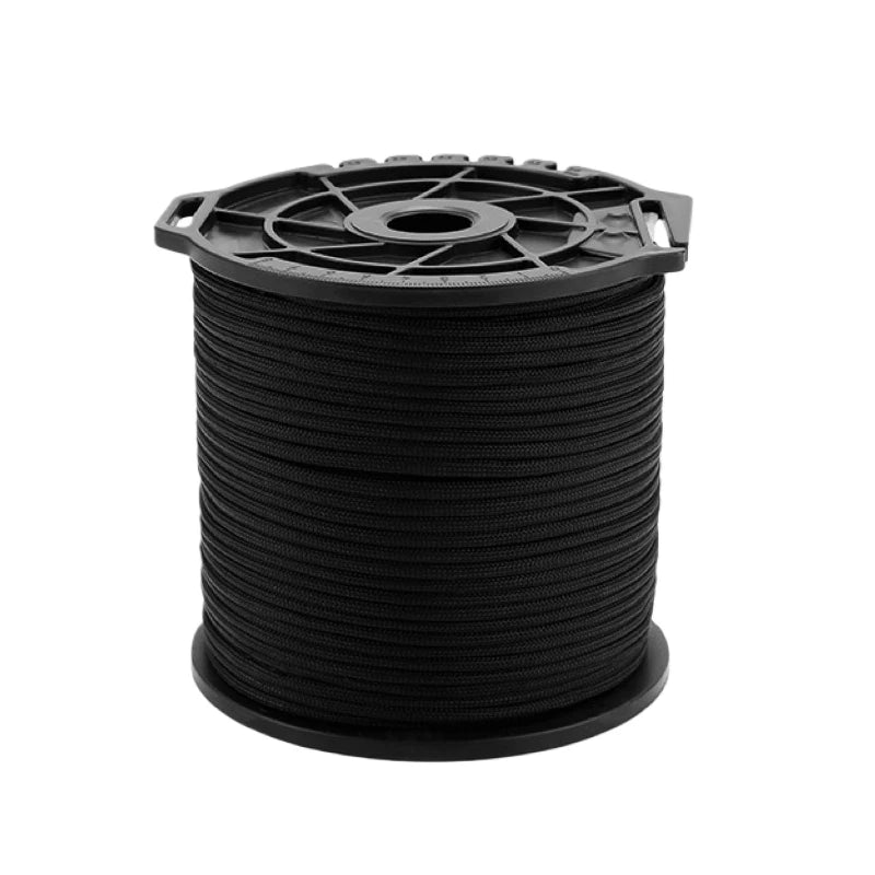 Niezawodna linka spadochronowa paracord 650 lb, 9-rdzeniowa, 4 mm, 100 m – militarna, taktyczna, survivalowa