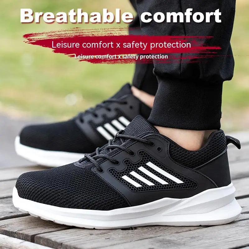 Vabena Indestructible Steel Toe Work Sneakers for Men & Women | Safety Footwear