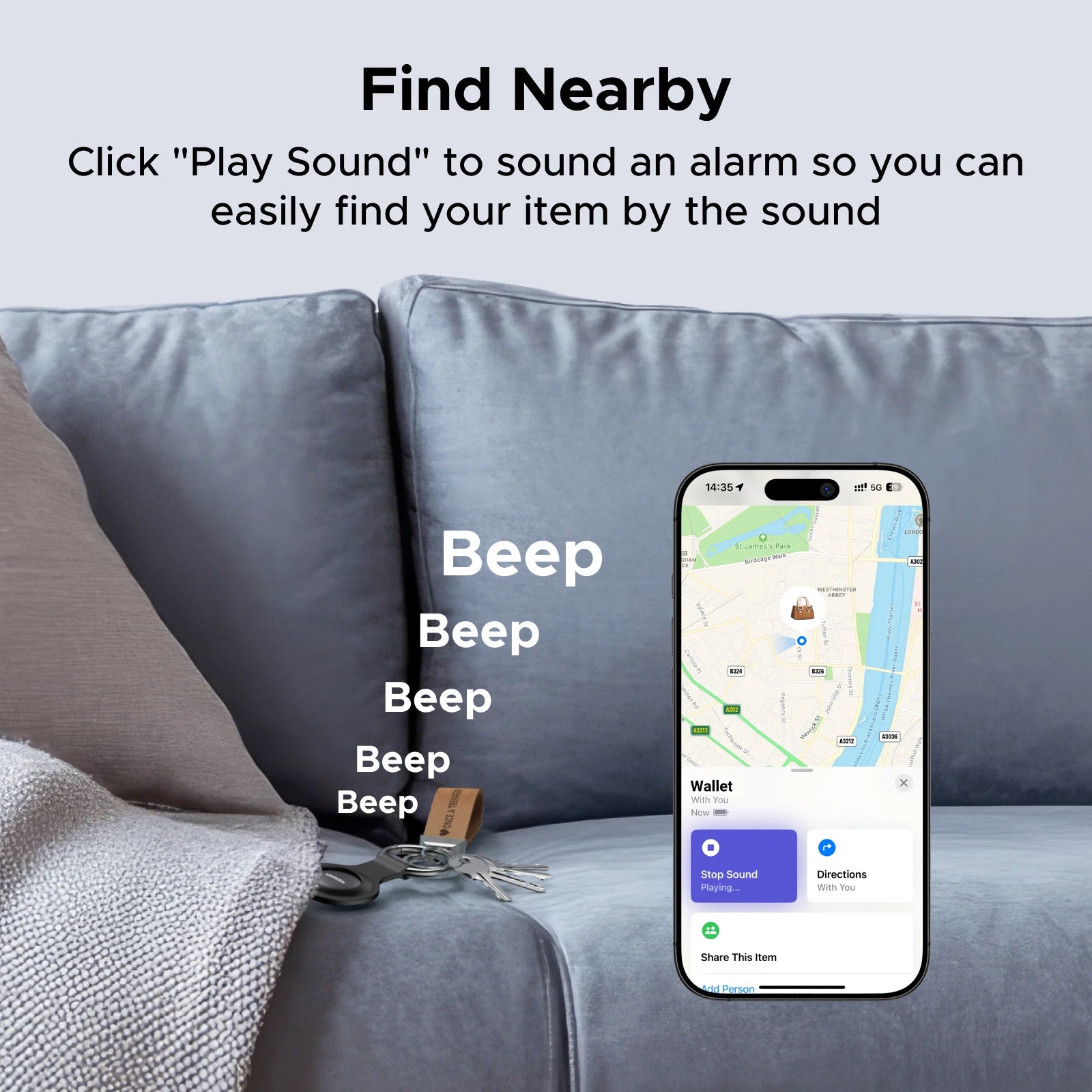 Ugreen finder smart tag z apple find my dla urządzeń ios