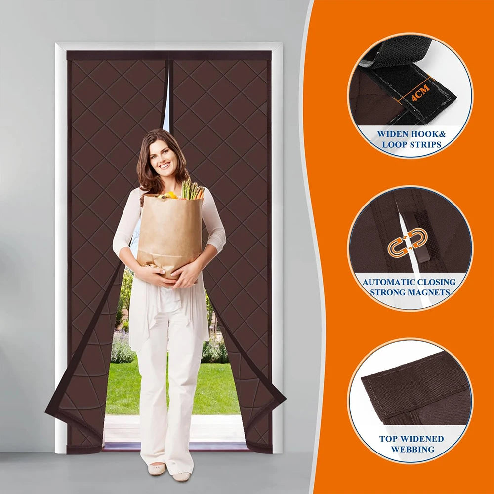 Magnetyczna kurtyna termiczna na drzwi - oszczędność energii i bariera prywatności