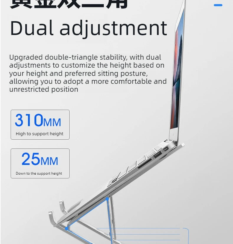Stojak ergonomiczny na laptopa dawndesslo – regulowany uchwyt biurkowy