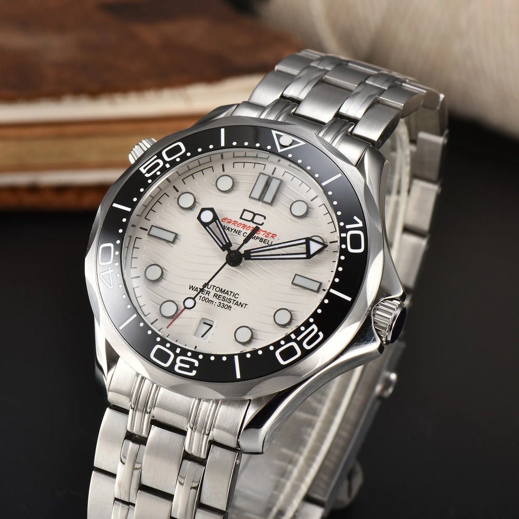 Vabena męski zegarek automatyczny 42mm nh35 | szkło szafirowe