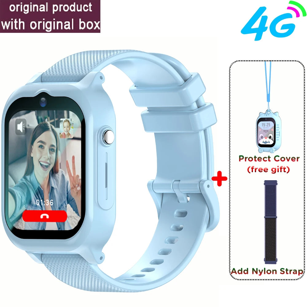 Smartwatch dla dzieci 4g gps: połączenia wideo sos – telefon dla dziecka