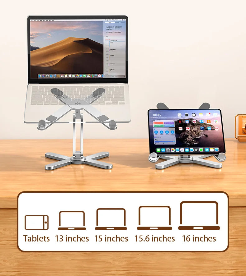 Stojak na laptopa i tableta yasoko - składany, aluminiowy