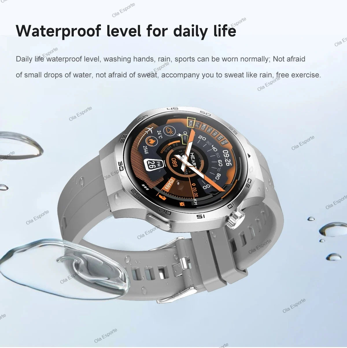 Vabena Watch 5 Pro GPS NFC Smartwatch | AMOLED Display