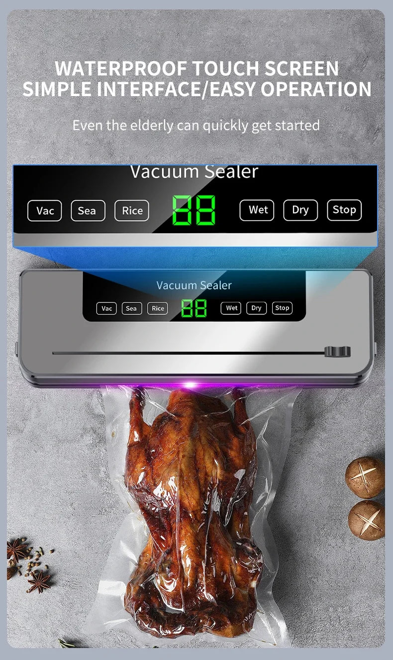 CENRR Electric Vacuum Sealer | Touch Button Food Preservation System