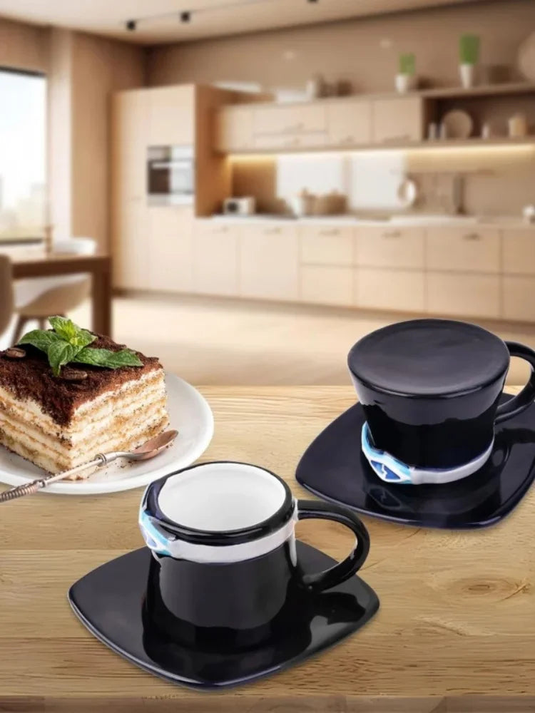 Anime Hat Ceramic Mug & Plate Gift Set - Fandom Present