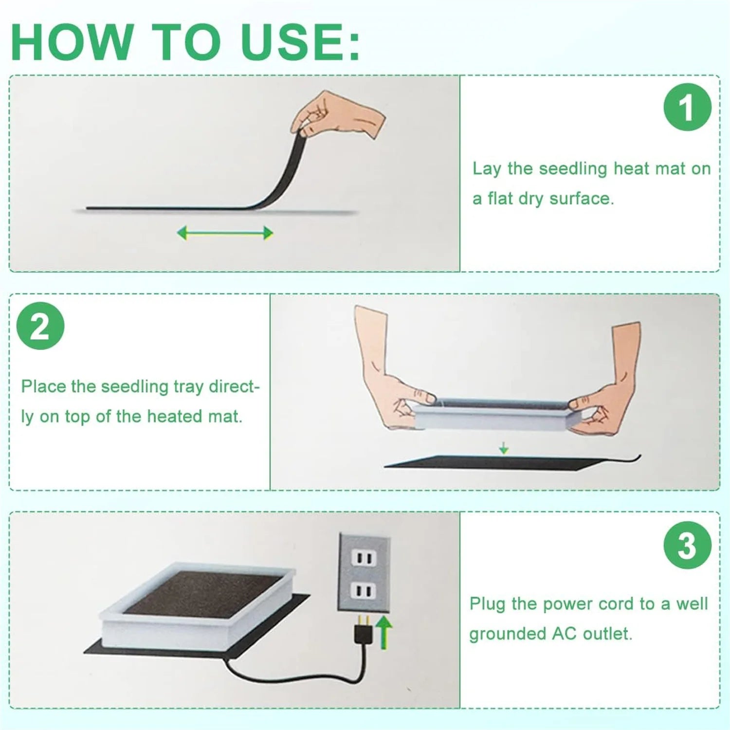 Seedling Heat Mat with Digital Thermostat - Optimal Plant Germination