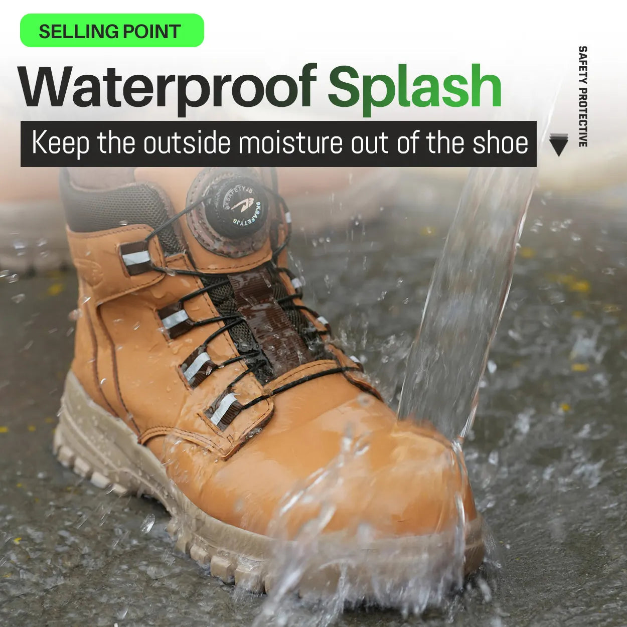 Waterproof Steel Toe Industrial Work Boots - Ultimate Protection