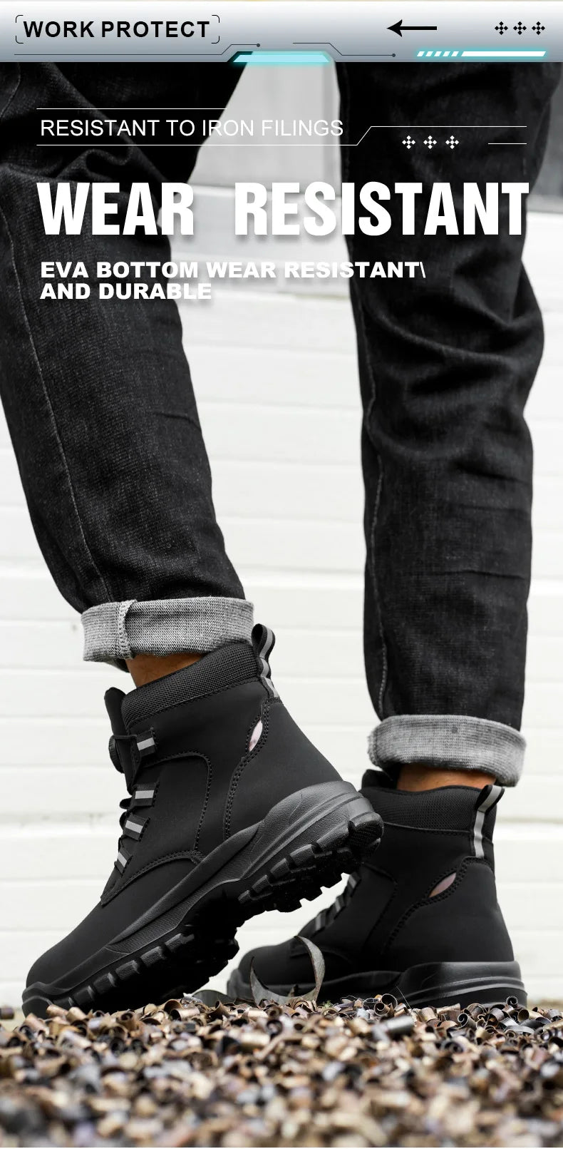Waterproof Steel Toe Industrial Work Boots - Ultimate Protection