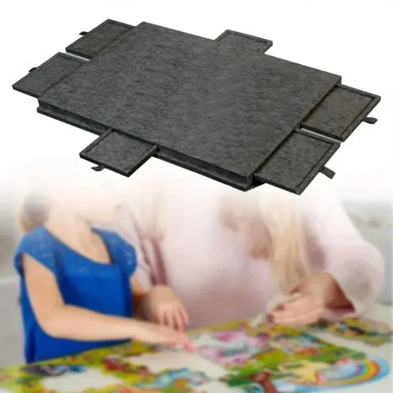 Biurko do układania puzzli 6 w 1 z funkcją pochylenia i 6 szufladami – mieści 1000 elementów