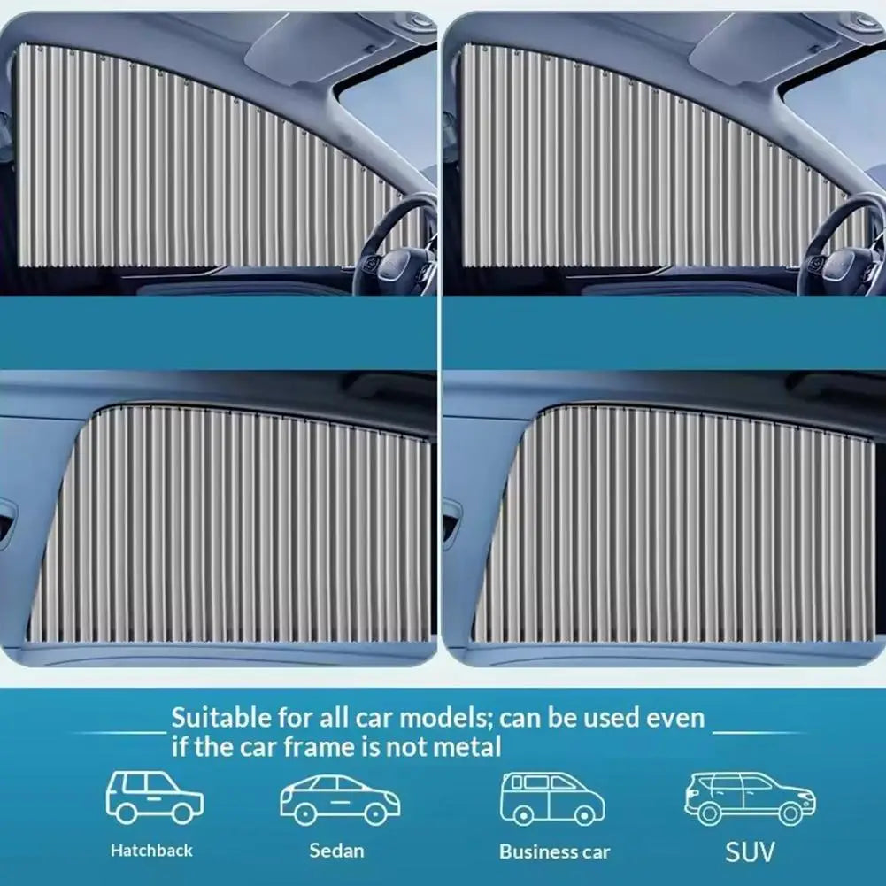 Automatyczne osłony przeciwsłoneczne do samochodu - teleskopowe tarcze termiczne i uv na sedany i suv-y