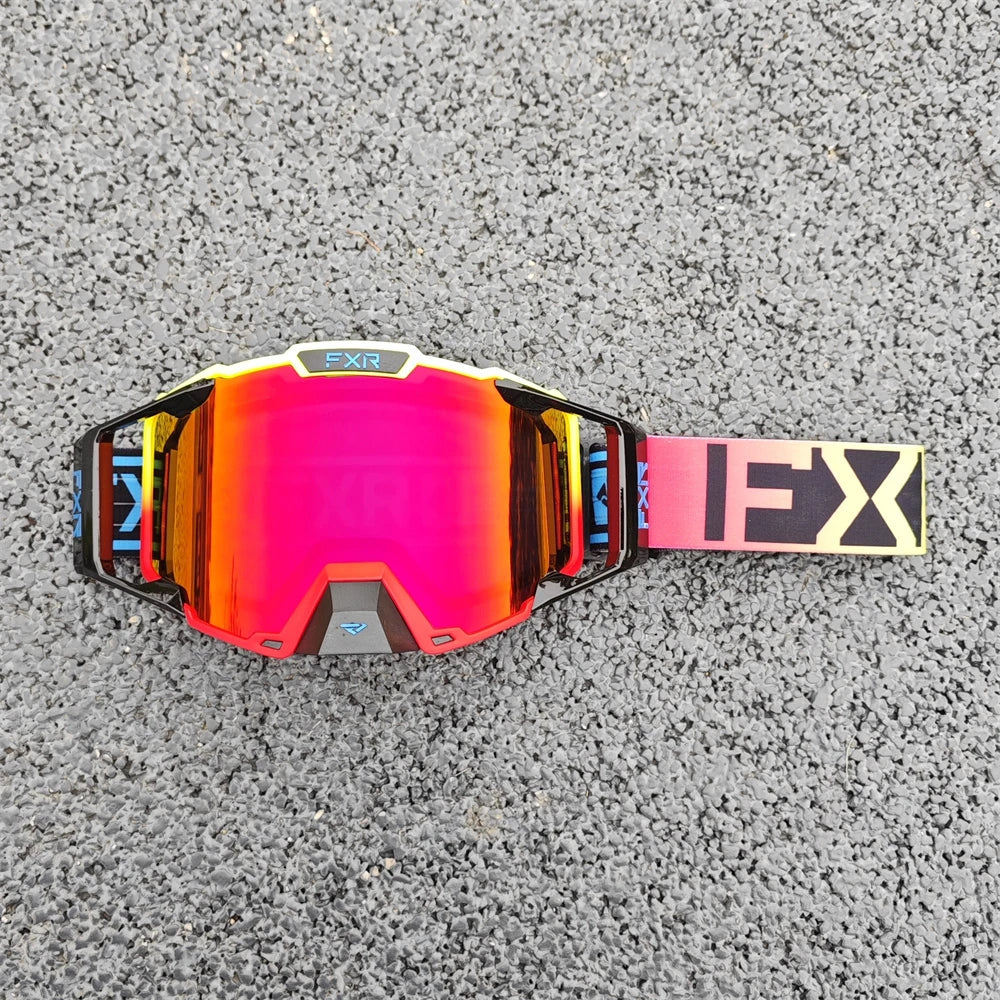 Fxr gogle motocrossowe hd soczewka przeciwmgielna mx mtb okulary na motocykl terenowy