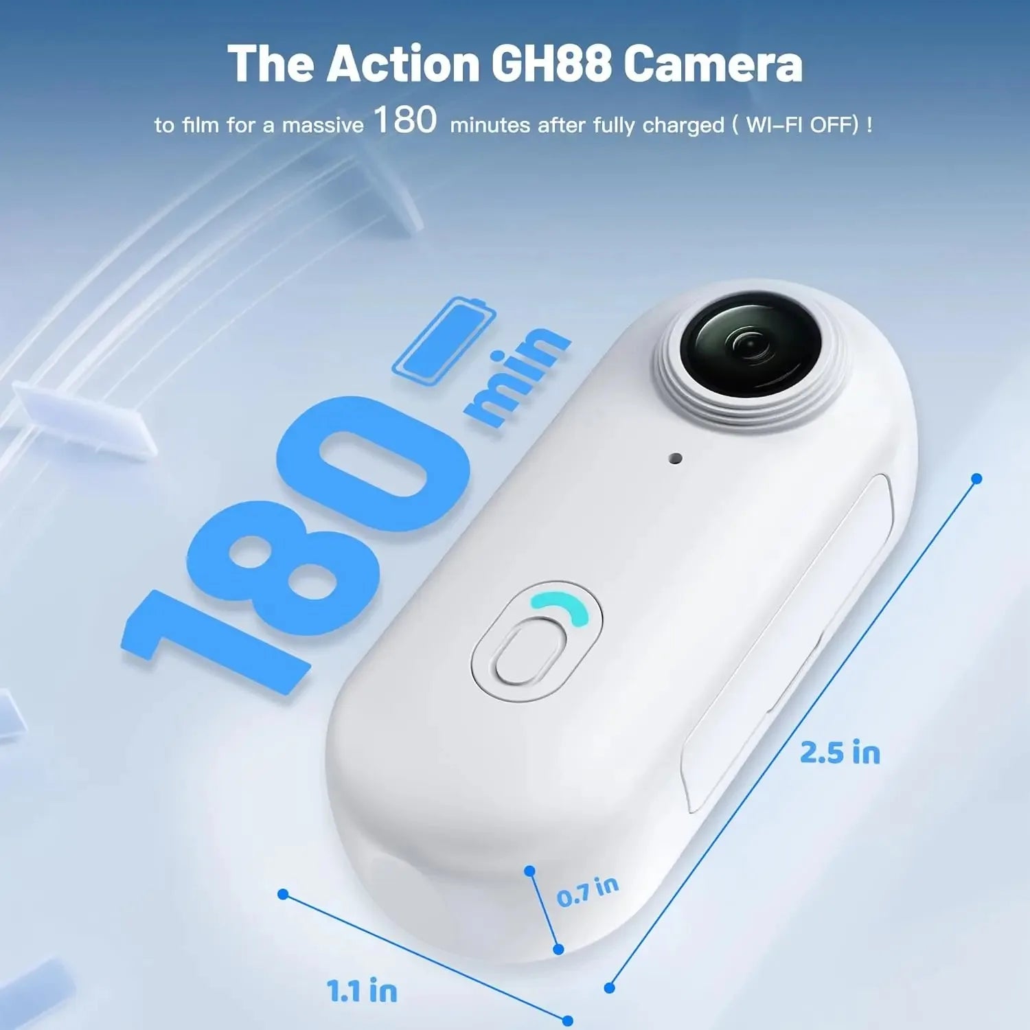 Pocket 4K Mini Action Camera | Vlog & Sports Ready