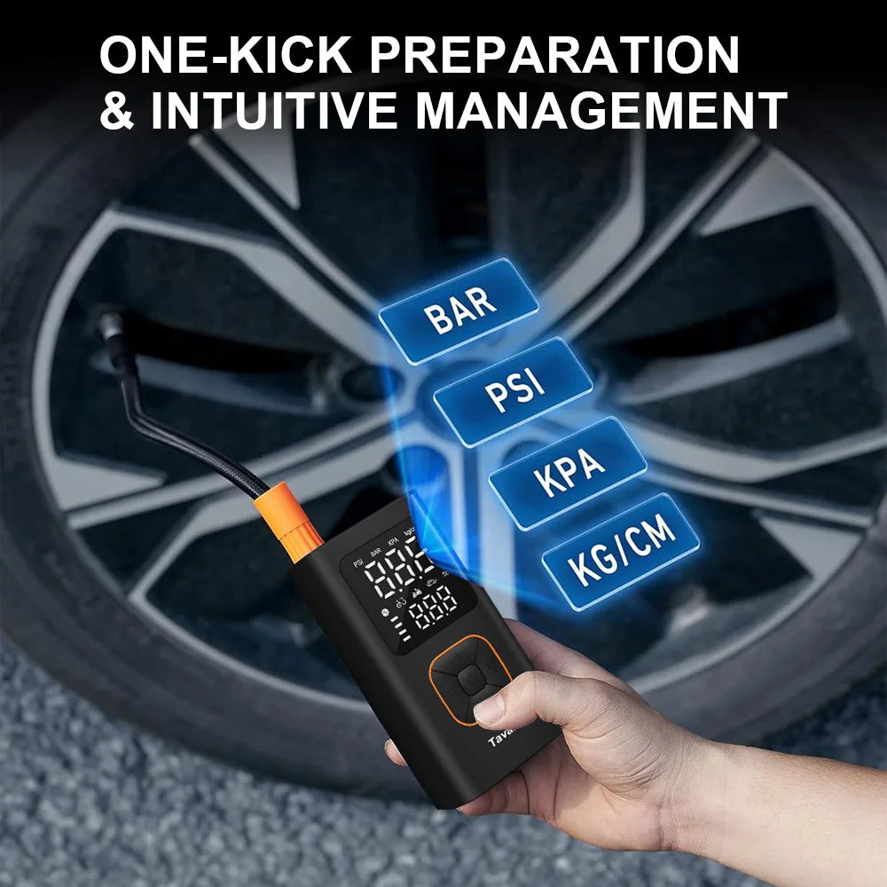 Wind&Moon 150PSI Portable Tire Inflator - Heavy-Duty Air Compressor