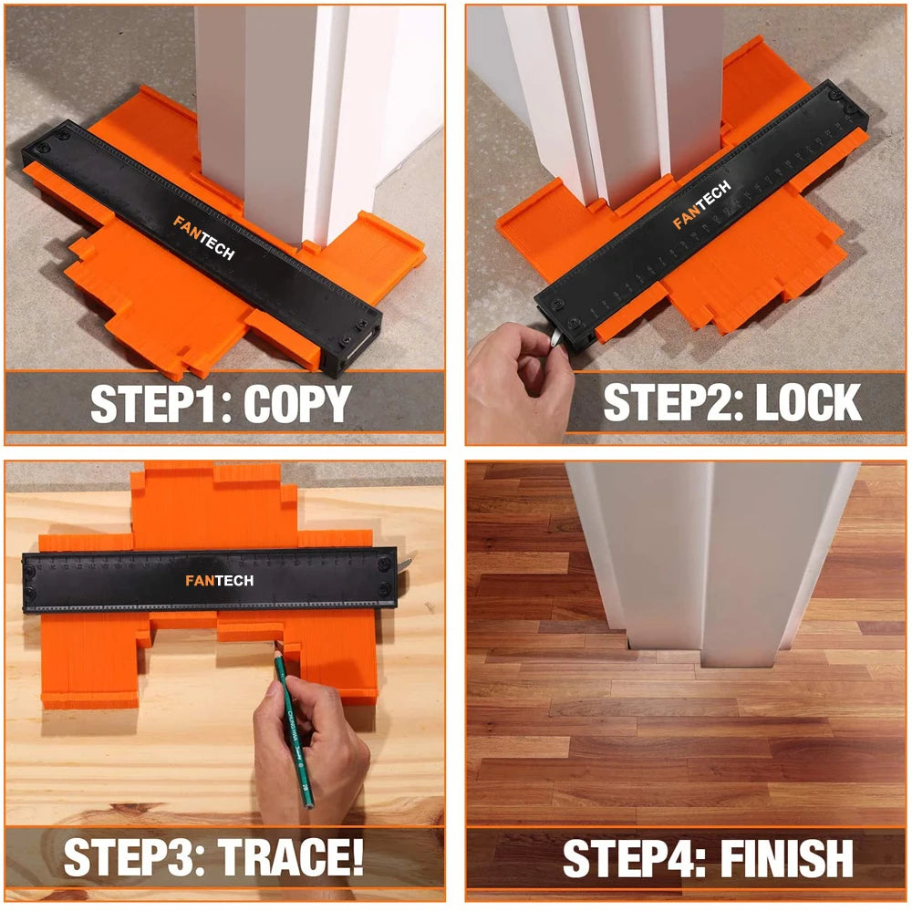 Contour Gauge for Irregular Shapes | Woodworking & Tiling Tool
