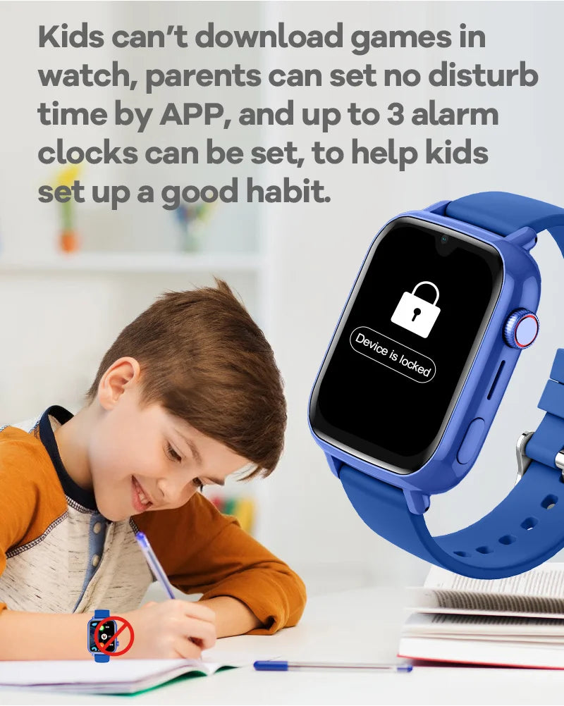 Dziecięcy smartwatch 4g z gps, wideorozmowami i sos | telefon zegarek dla dzieci