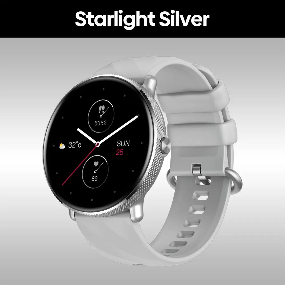Zeblaze gtr 3 pro: smartwatch z połączeniami głosowymi, wyświetlaczem amoled i ramą ze stali 316l
