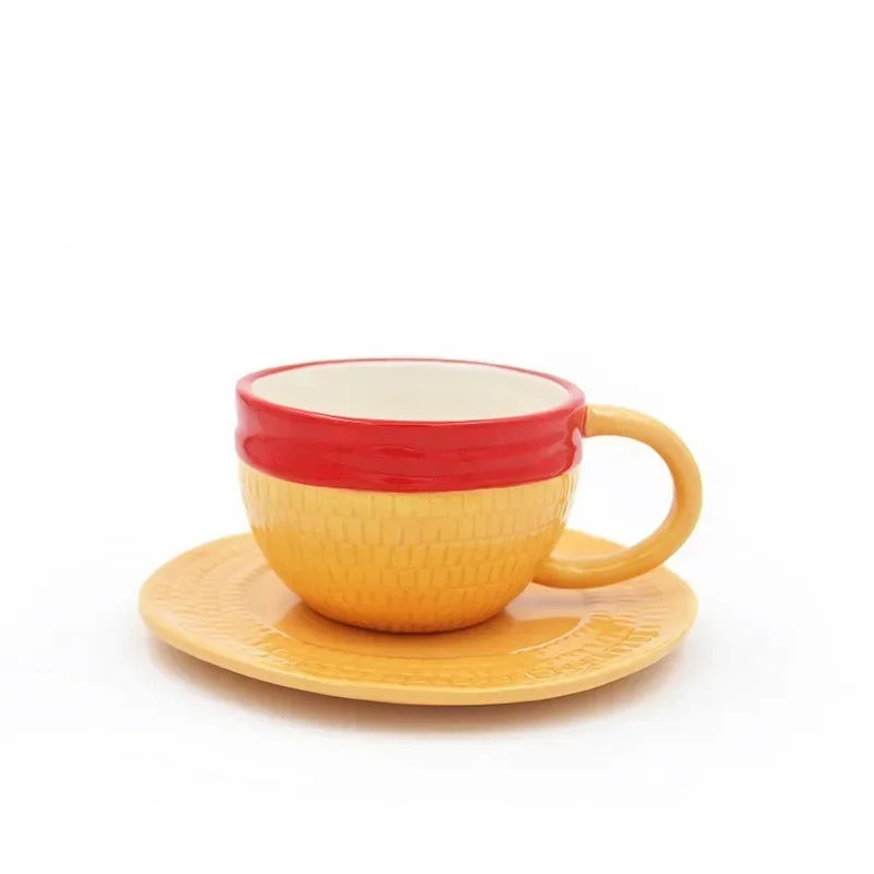 Anime Hat Ceramic Mug & Plate Gift Set - Fandom Present