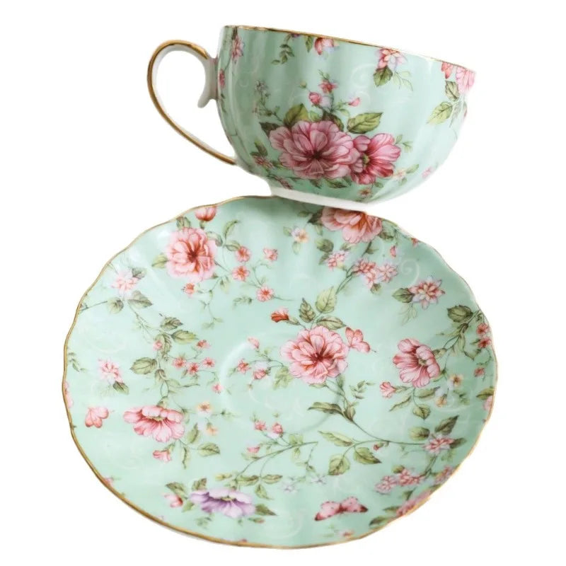 Vabena Luxury Bone China Coffee & Tea Set - Elegant Serveware
