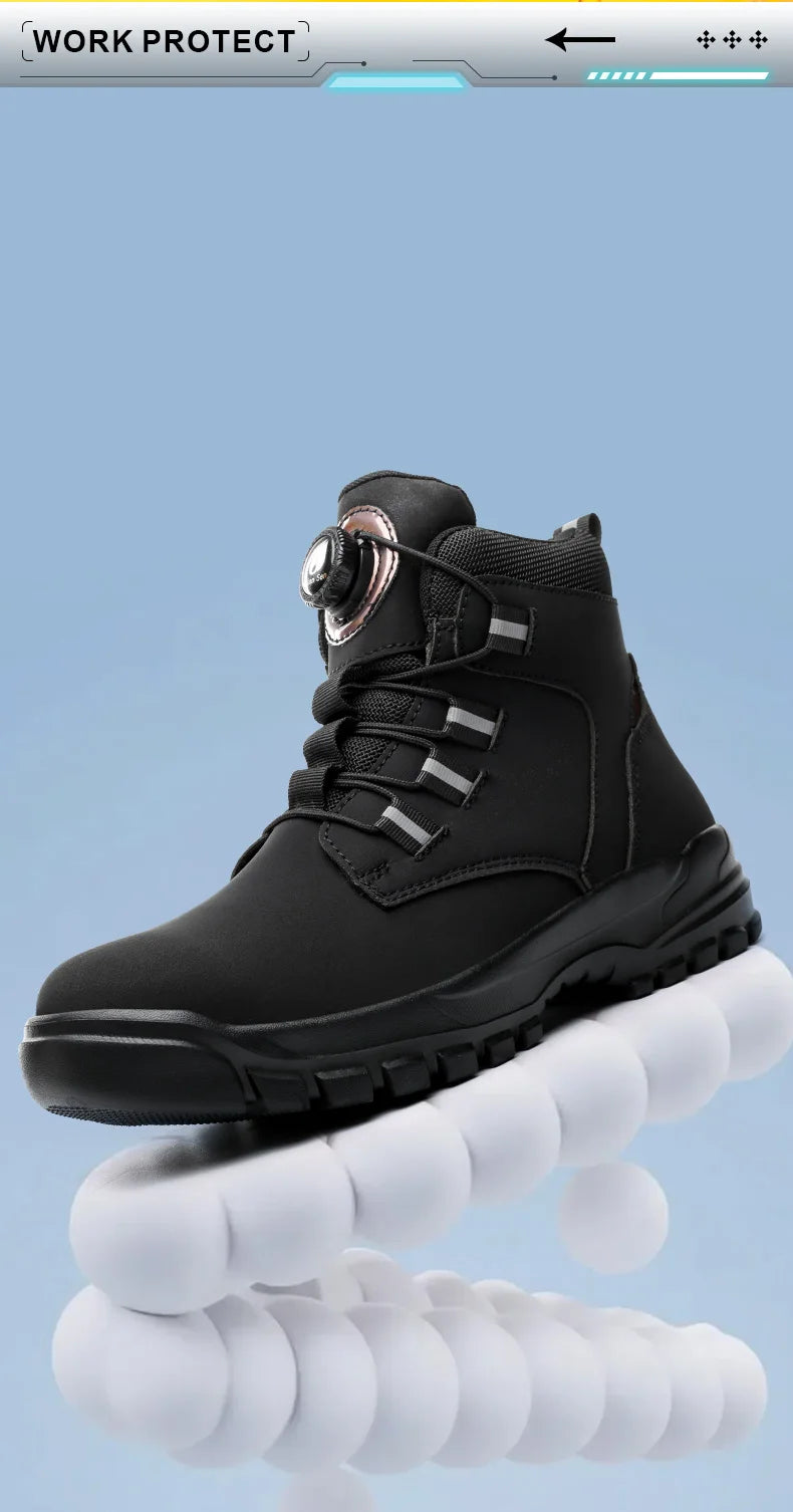 Waterproof Steel Toe Industrial Work Boots - Ultimate Protection