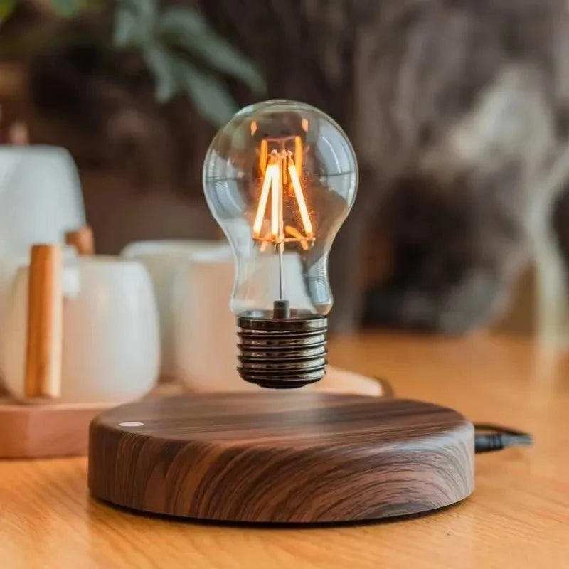 Lampa lewitacyjna magnetyczna – pływająca żarówka led biurkowa dekoracja