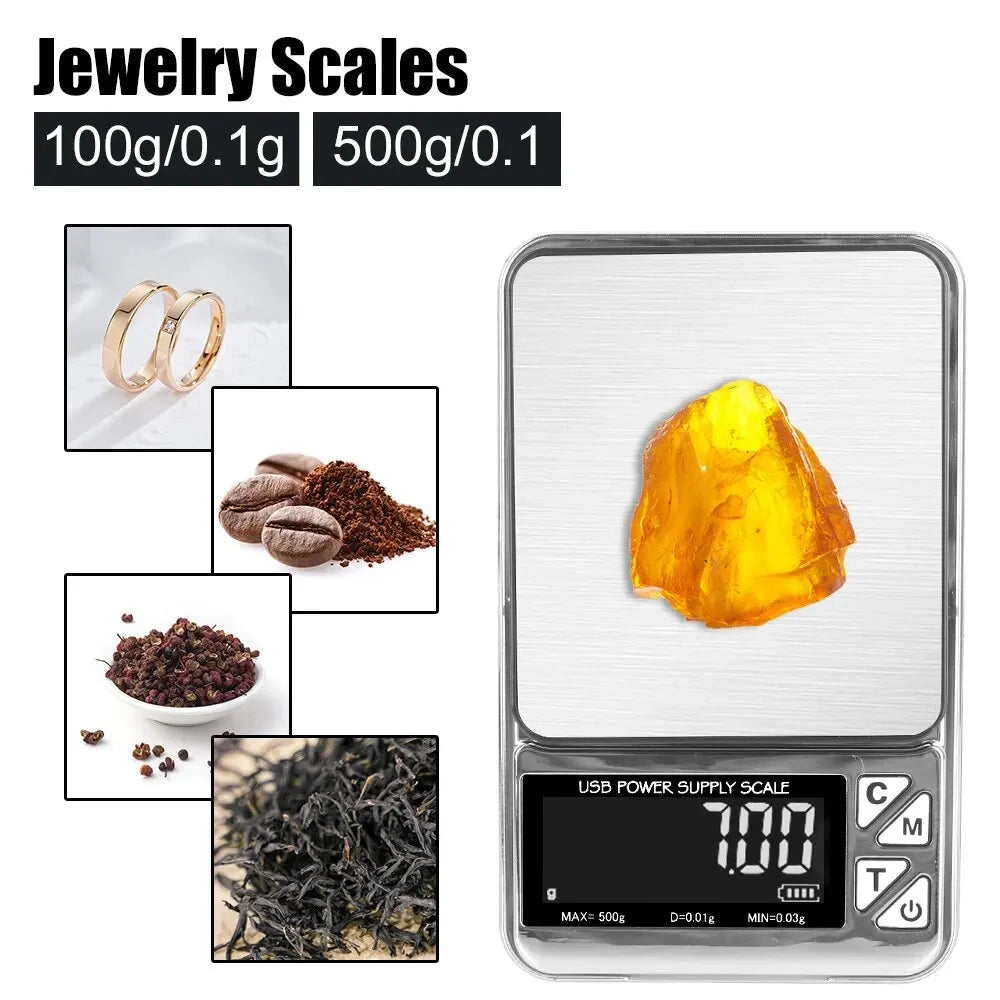 Vabena High Precision Digital Pocket Scale - 500g/0.01g
