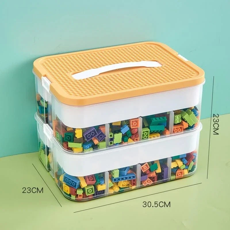 Pojemnik na klocki lego | organizer zabawek dla dzieci | sortowanie części