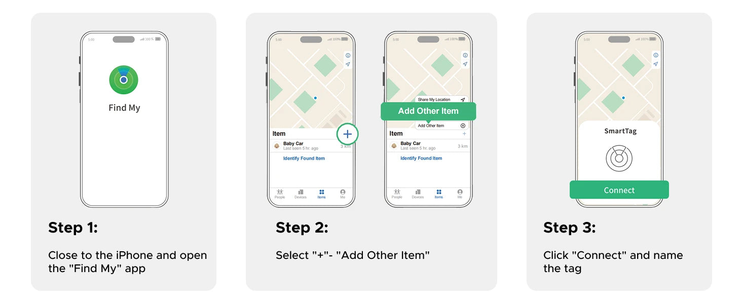 UGREEN Finder Smart Tag with Apple Find My for iOS Devices