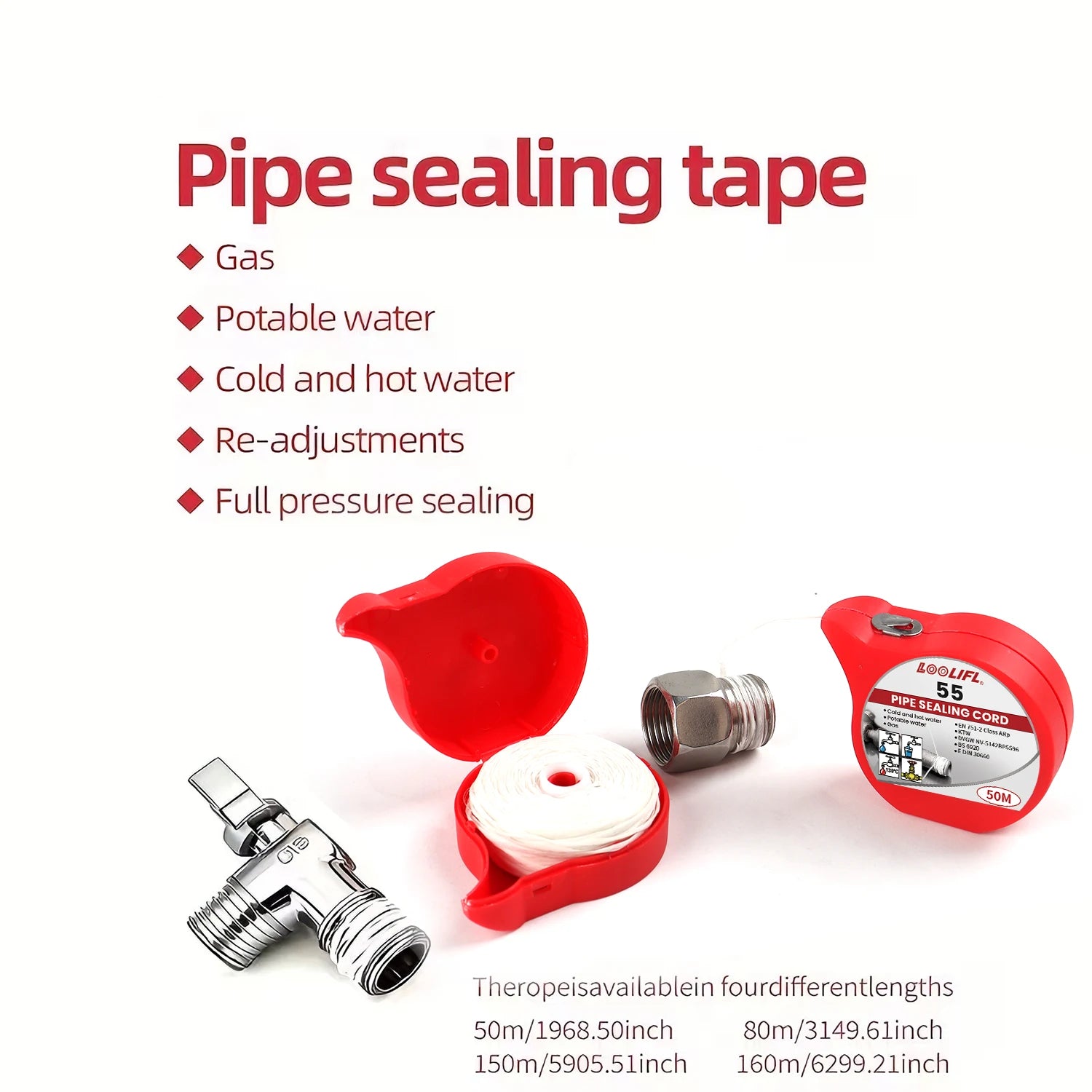 LOOLIFL Super Waterproof Sealing Tape - Pipeline & Wire Anti-Leak Seal