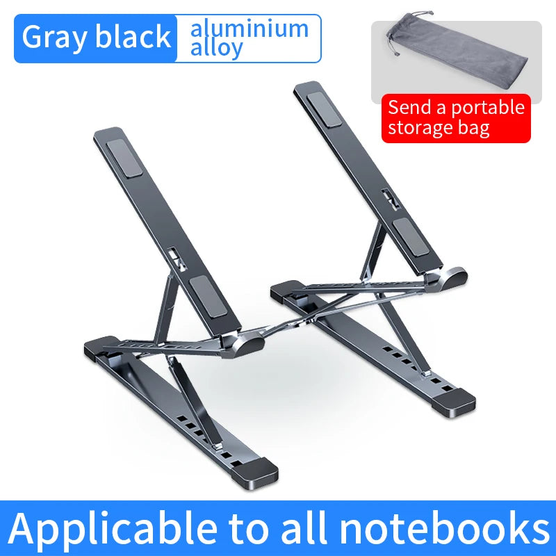 Yylmone yylm n8 aluminiowy stojak na laptopa – ergonomiczny, przenośny, regulowany