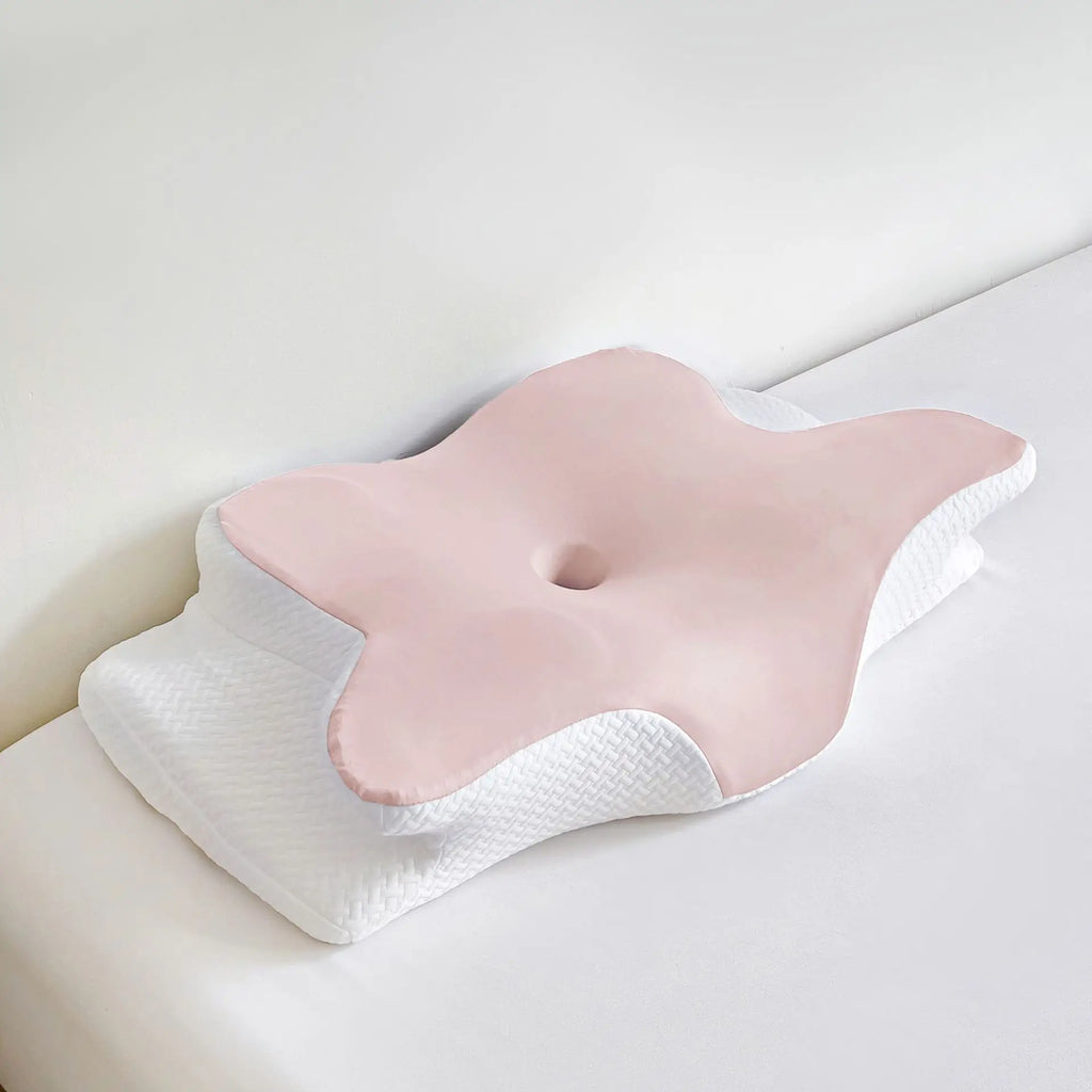 2026 Butterfly Memory Foam Sleep Pillow | Ergonomic Neck Protection & Slow Rebound Comfort