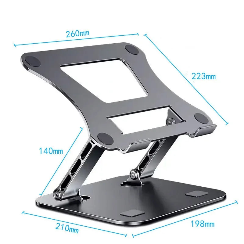 Regulowany aluminiowy stojak yylmone na telefon, tablet i laptop