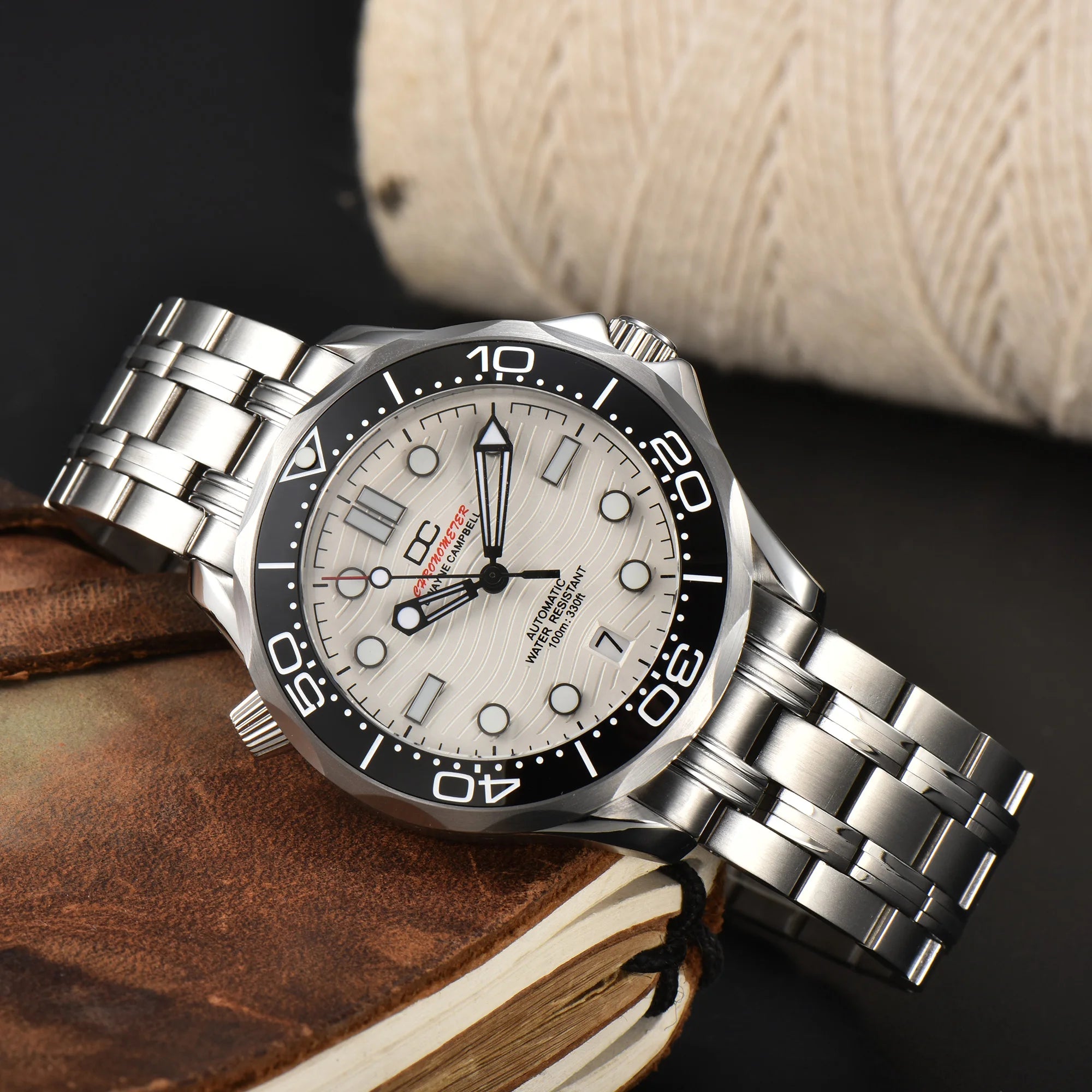 Vabena męski zegarek automatyczny 42mm nh35 | szkło szafirowe